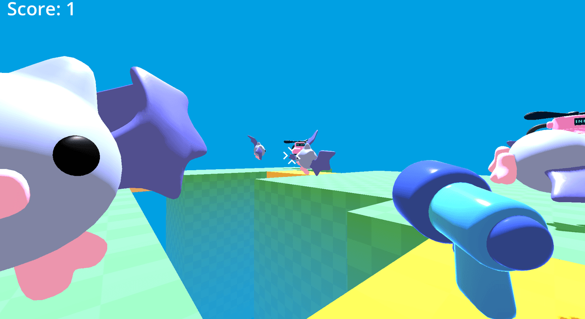 Screenshot of the Bat Attack Game
