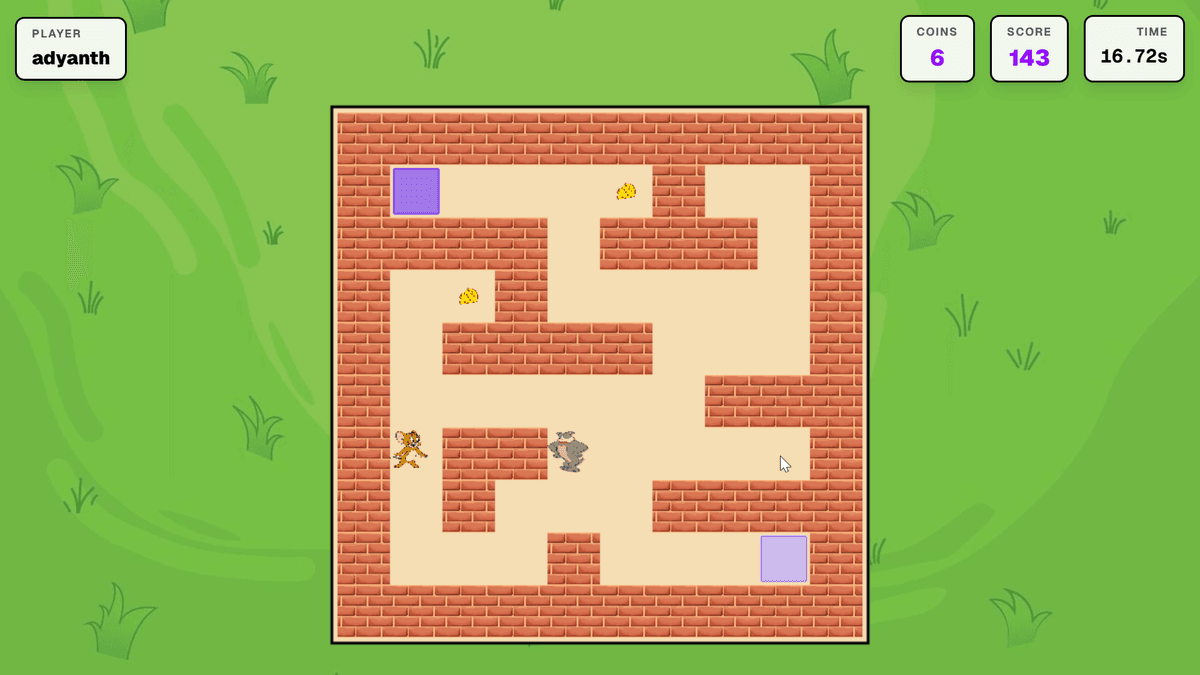 Screenshot of the MazeScape game