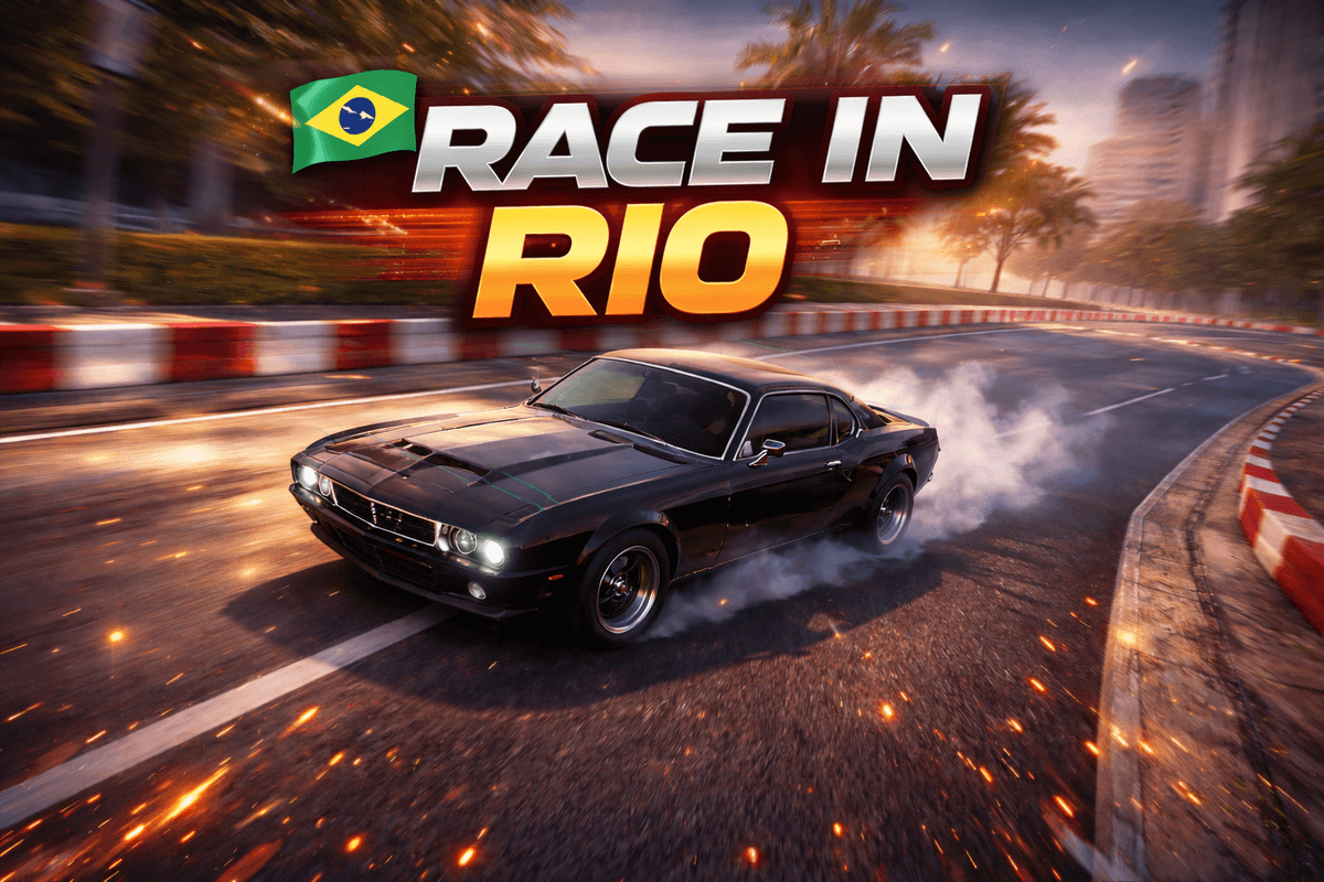 Screenshot of Racing in Rio game